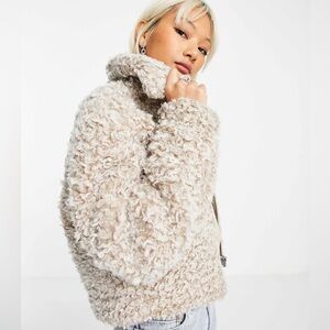 Weekday Sherpa Cropped Jacket